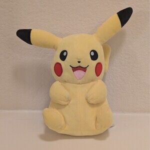 Pokemon Expressive Happy Pikachu Nintendo 2021 9" Plush Stuffed Toy Yellow